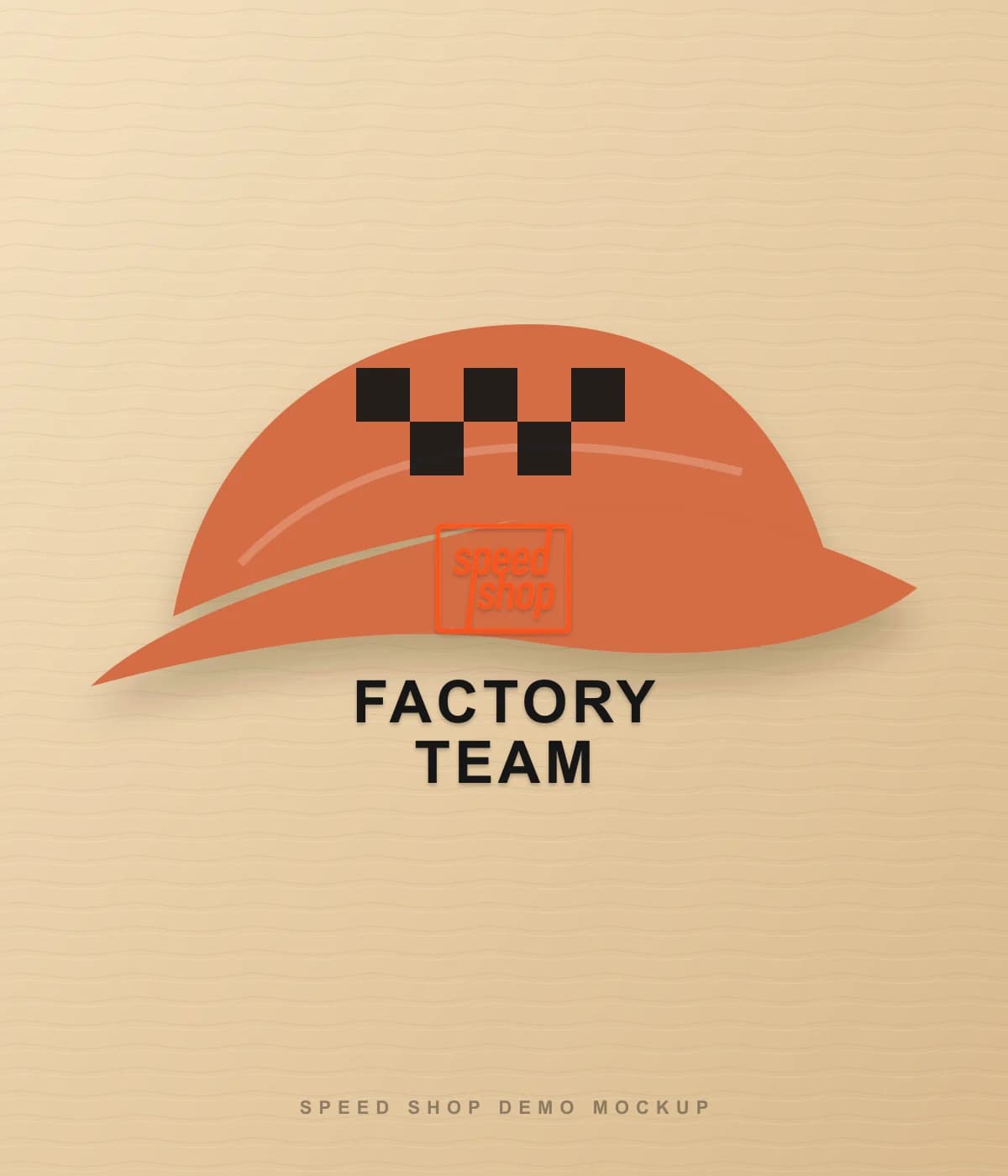 Mockup Speed Shop de bone Factory Team
